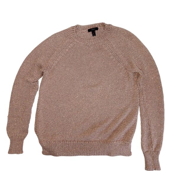 J.Crew Sweater Womens Size small pullover Sweater Metallic Knit - Picture 1 of 6